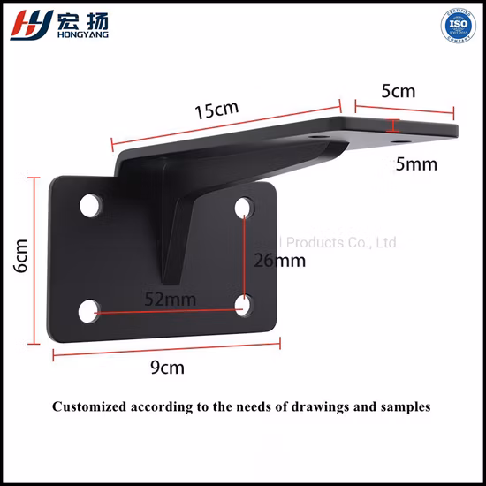 Staffa di supporto Staffa di supporto per mensola in metallo Staffe per mensola flottante