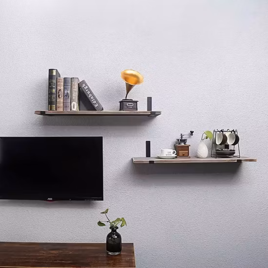 Staffe per mensole pieghevoli con supporto in metallo